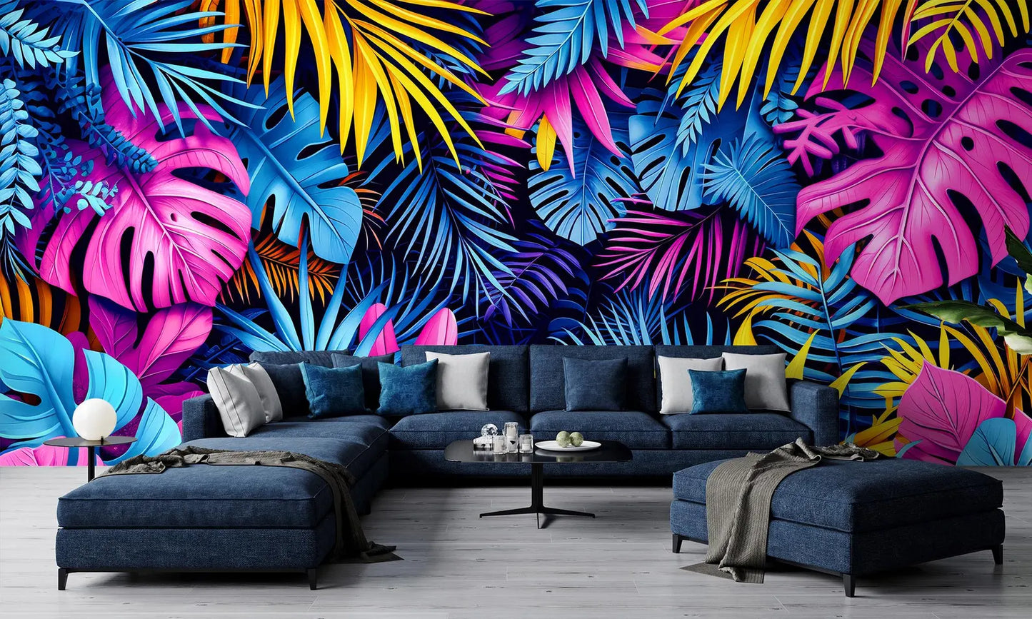 Hojas de Plantas Tropicales Exóticas