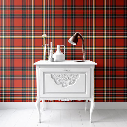 Royal Stewart Tartan Pattern I