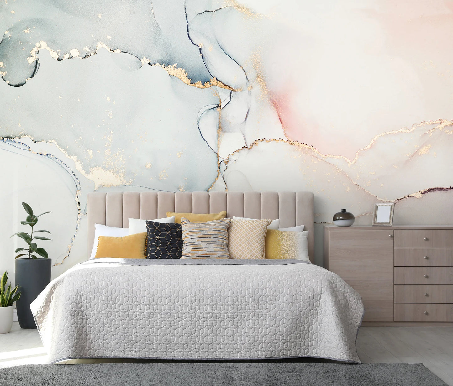 Soft Colors Marbled Ink