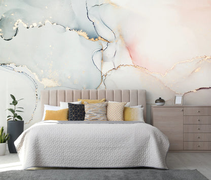 Soft Colors Marbled Ink