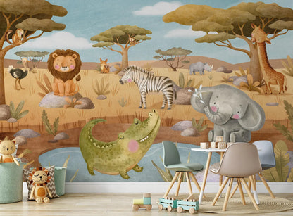 Safari, León, Avestruz y Cocodrilo