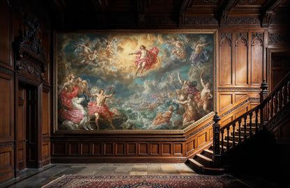 Celestial Pintura Estilo Barroco