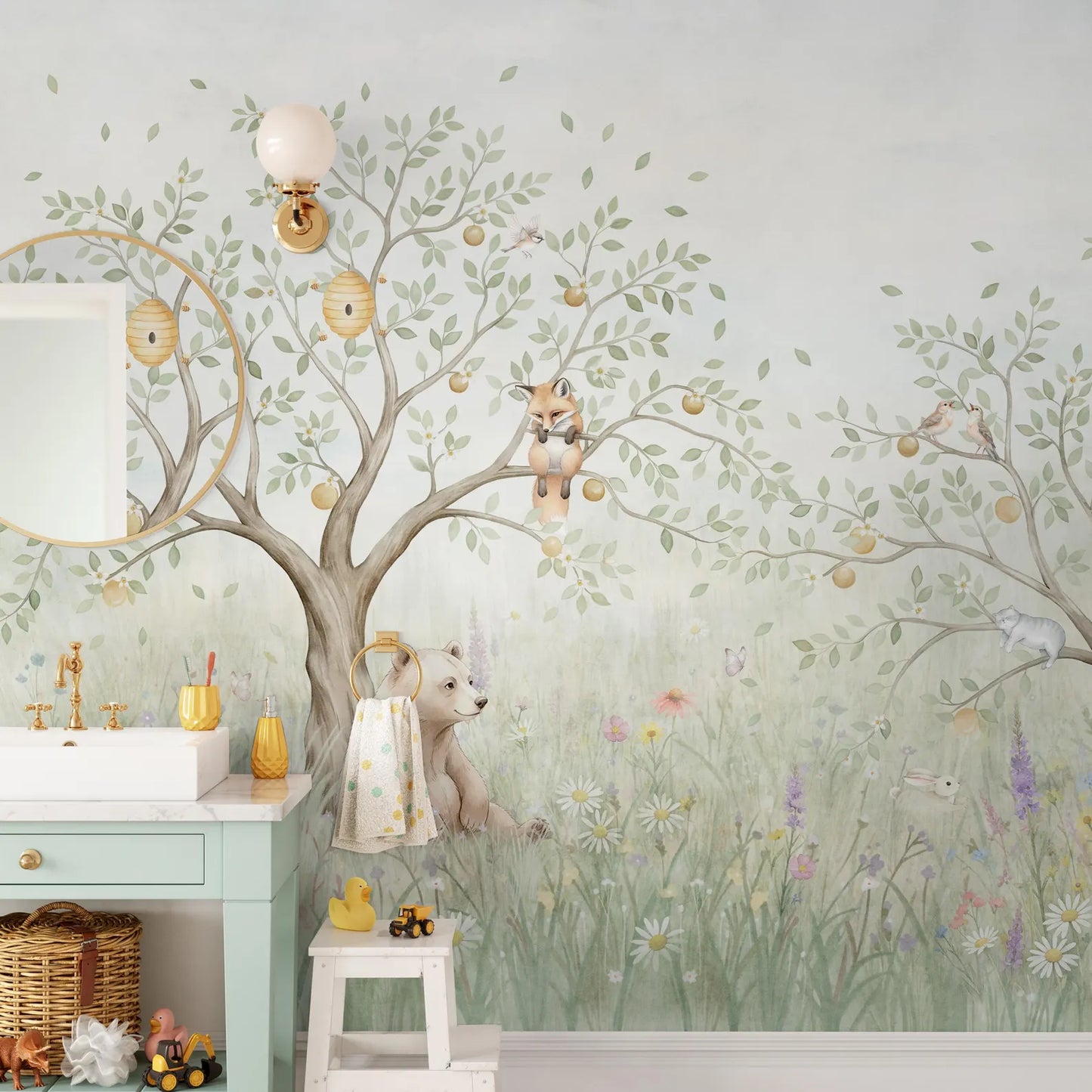 Honeycomb & Bear Forest