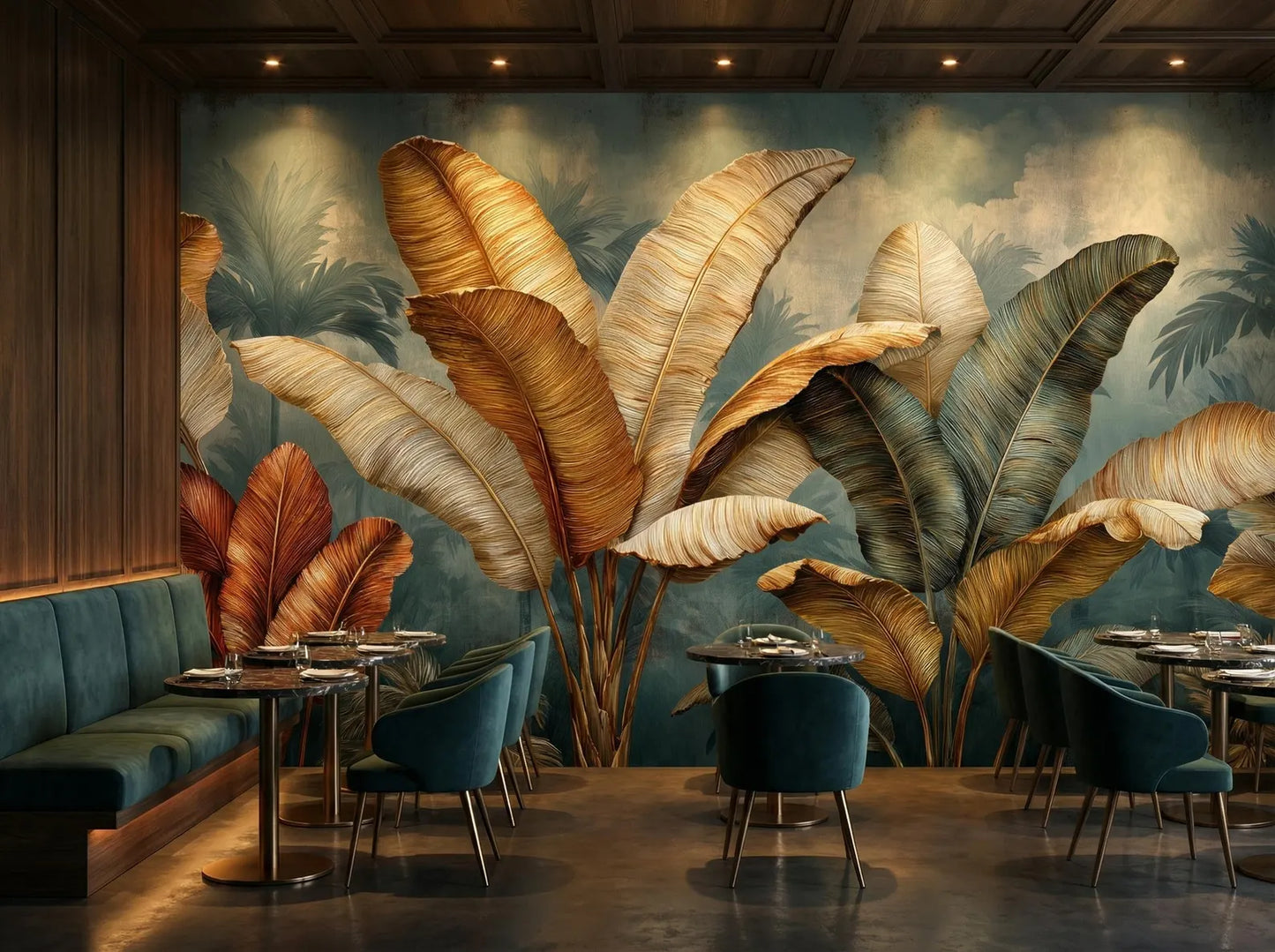 Tropical Banana Trees