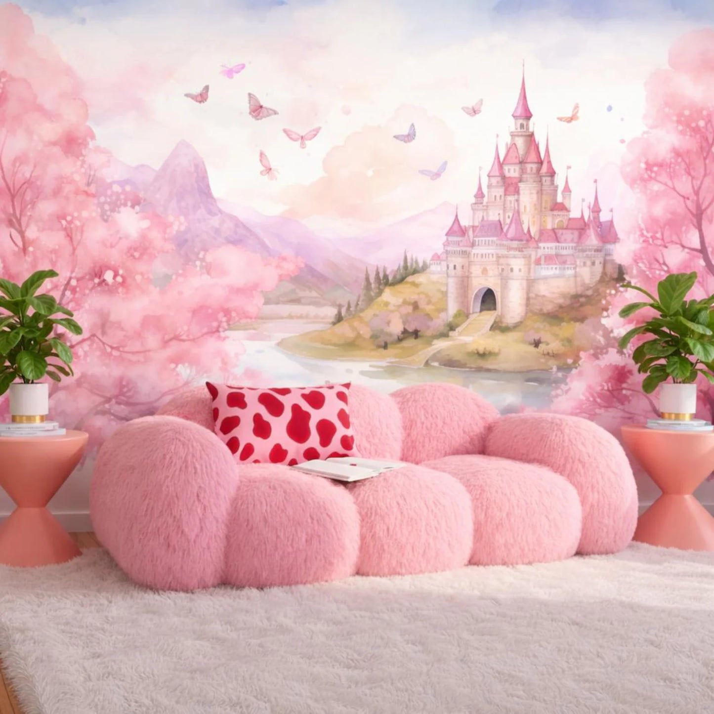 Cute Princess Castle - Pink