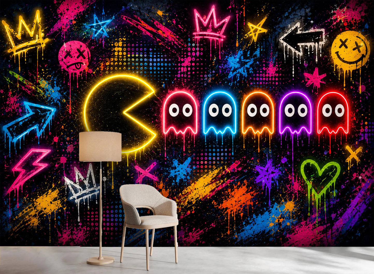 Gamer Room Neon Style II