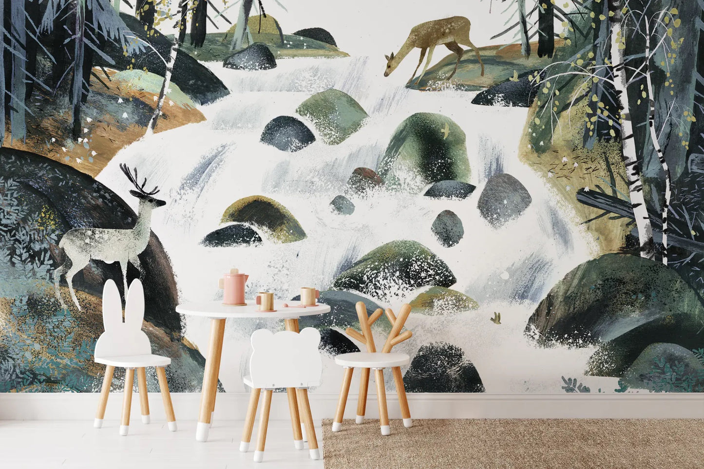 Deer and Forest Rapids