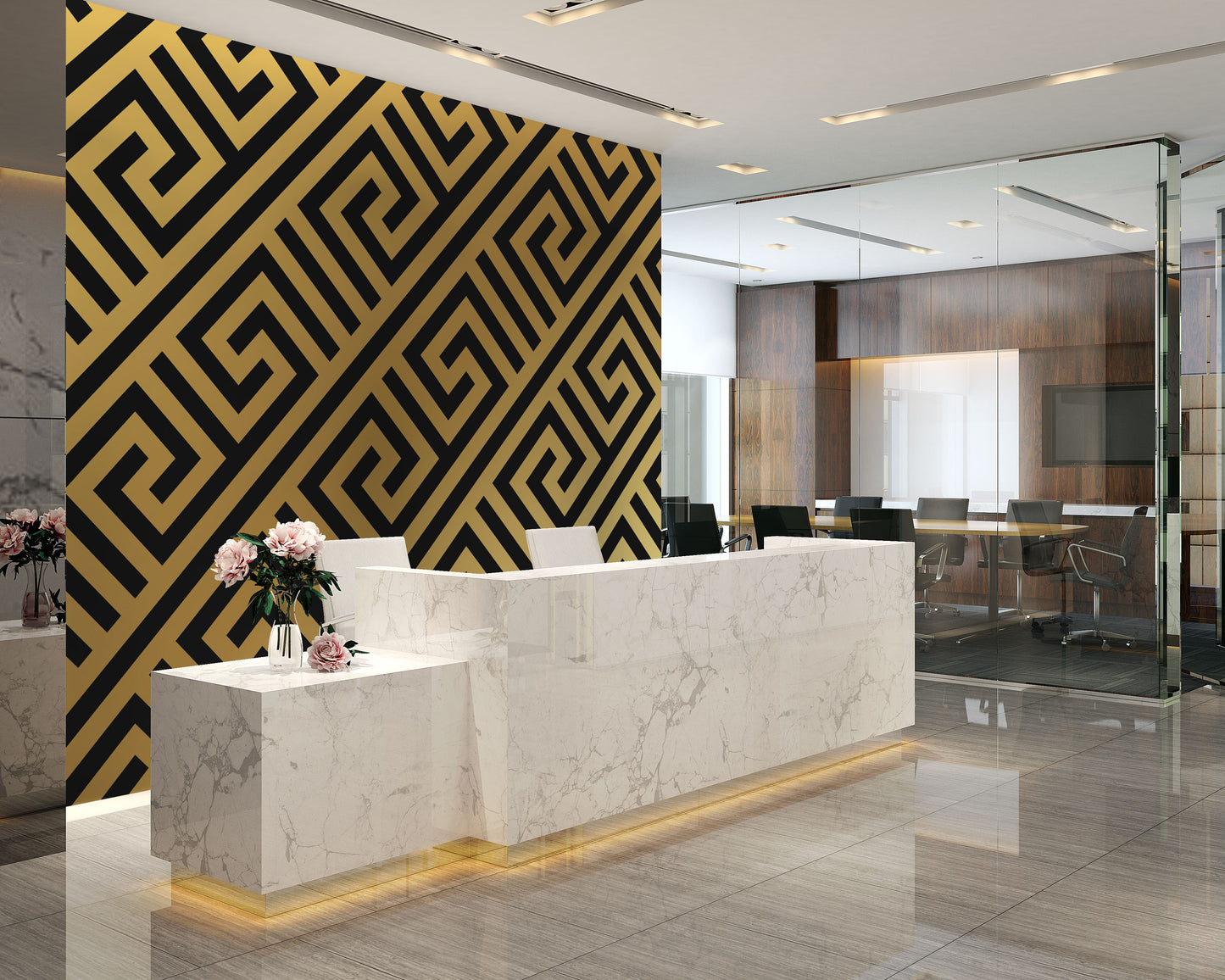 Europrint Clásicas Grecas Oro