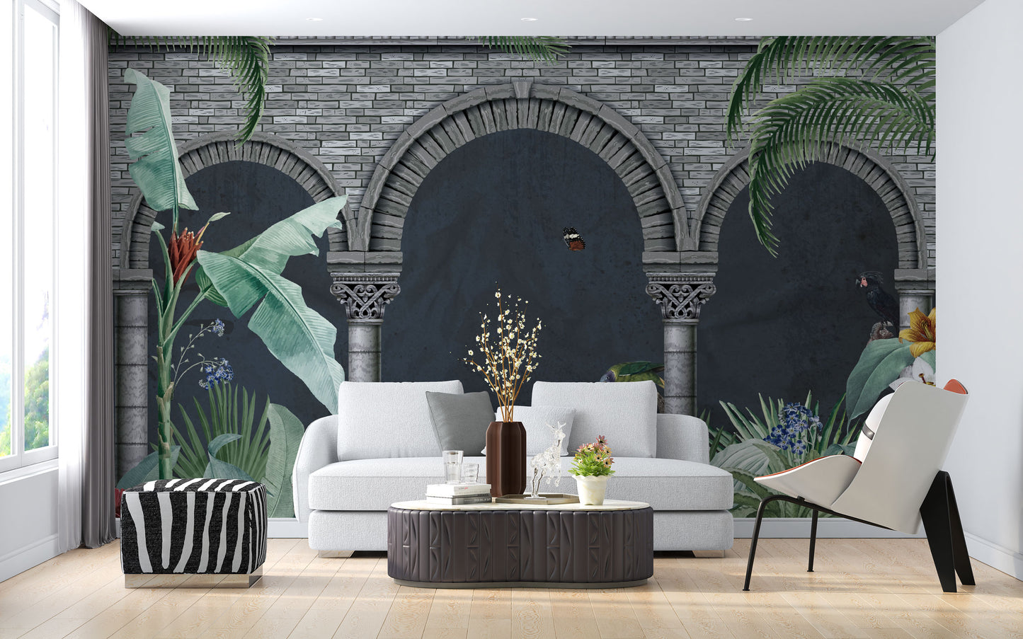 Europrint Arcos y Plantas Tropicales