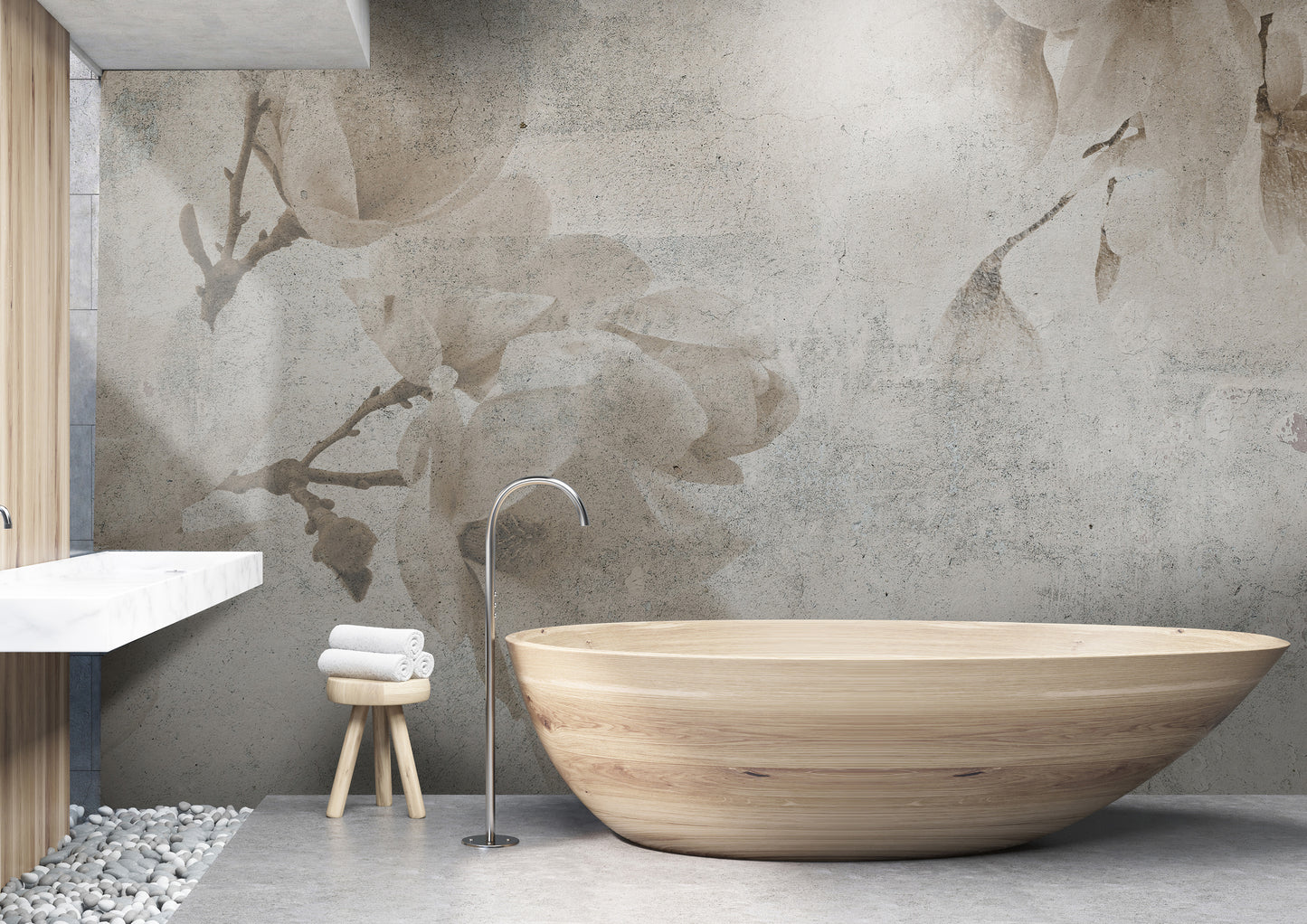 Flor Magnolia Rustic