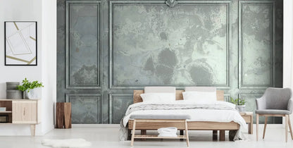 Grunge French Panel - Greenish Grey