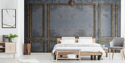 Grunge French Panel - Grey Gold