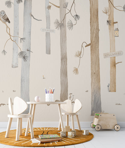 Ilustración Bosque Aventuras