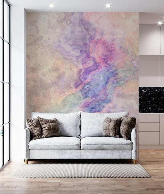 Rainbow Colored Marble