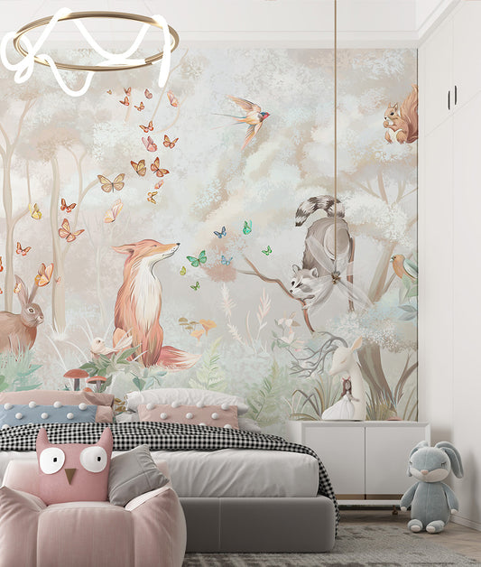 Bosque y Animalitos 5 Colores