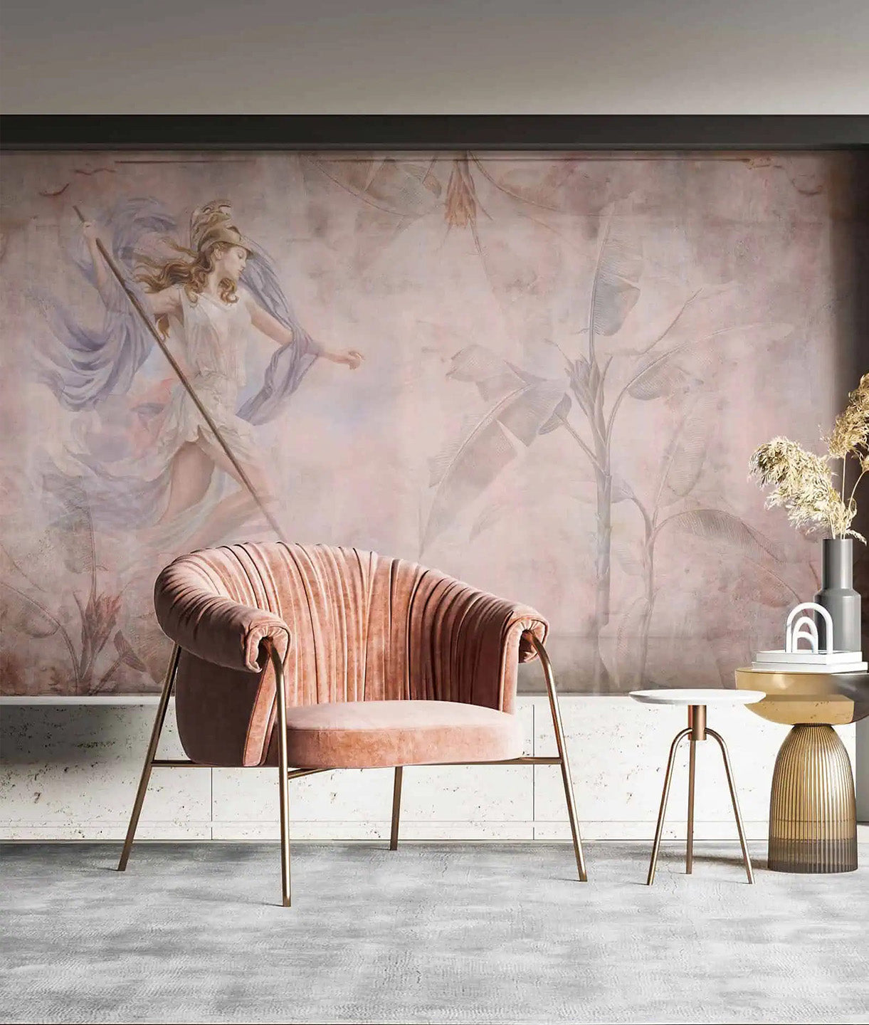 Romantic Greek Goddess Fresco