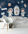 Astronaut Kids Space Moon & Planets Blue