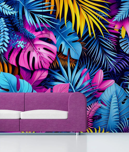 Hojas de Plantas Tropicales Exóticas