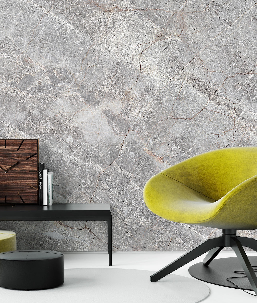 Marmol Gris Jaspeado y con Vetas