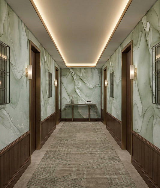 Cool Liquid Sage Marble II