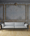 Grunge French Panel - Grey Gold