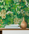 Lush Green Floral Pattern