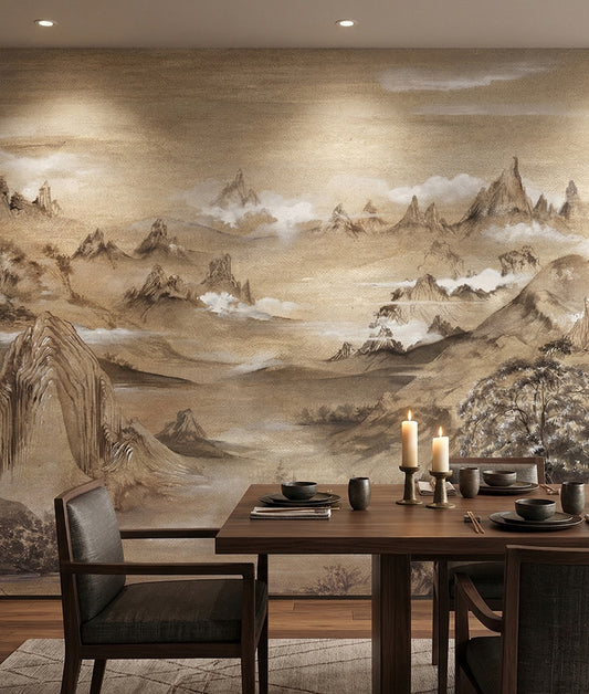 Paisaje Montañas Orientales - Beige