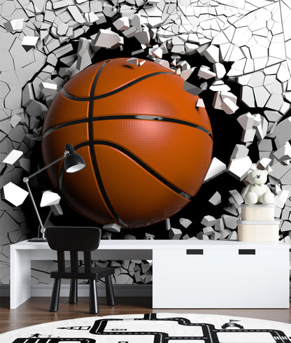 Basketball Breaking Wall