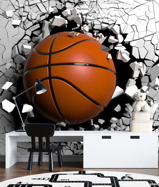 Basketball Breaking Wall