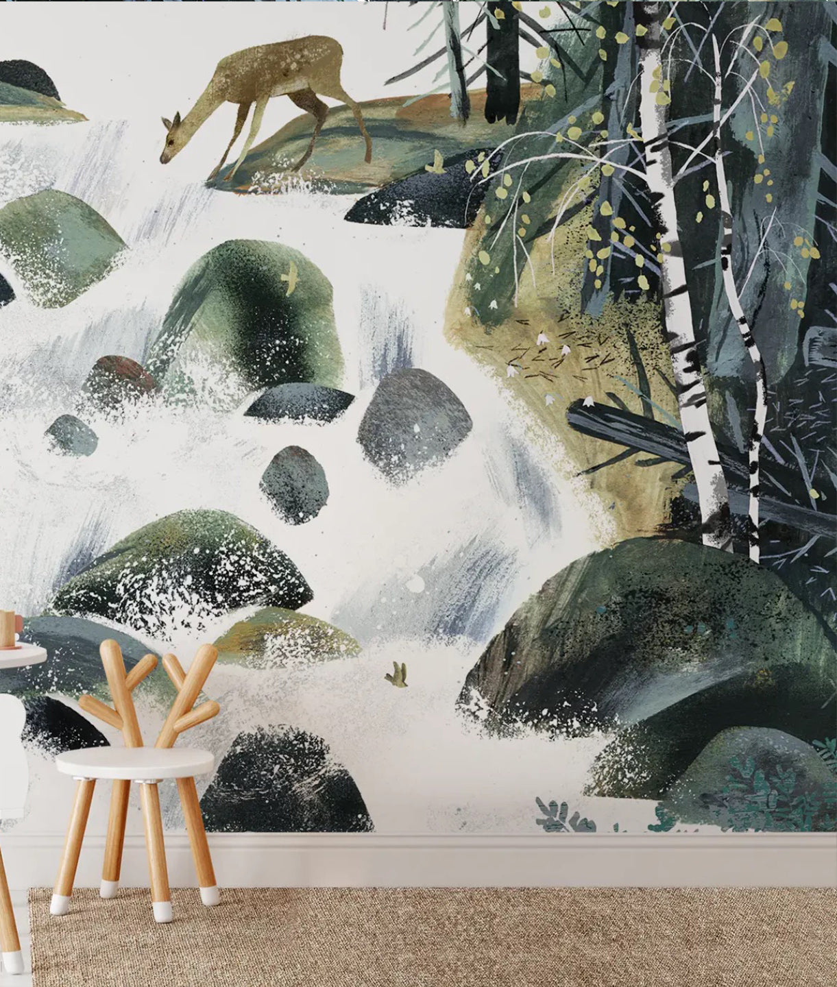 Deer and Forest Rapids