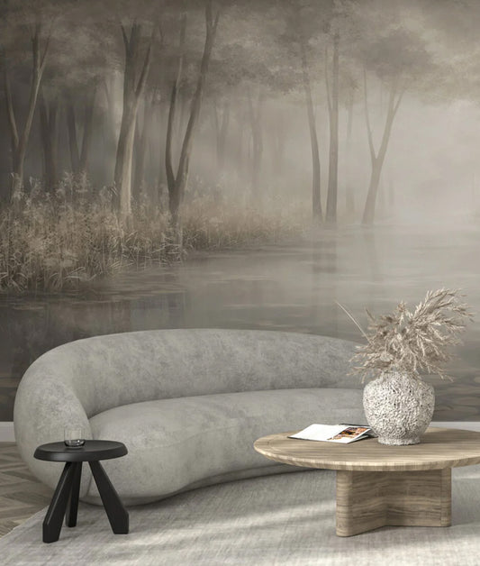 Vintage Foggy Swamp