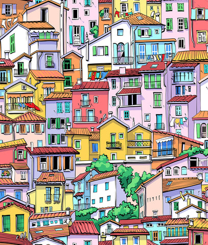 Beautiful Colourful Houses