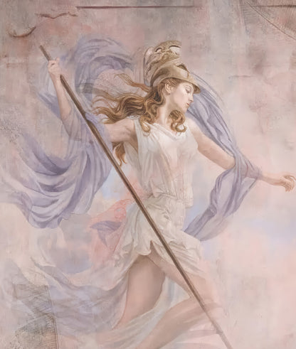 Romantic Greek Goddess Fresco