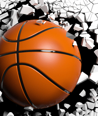 Basketball Breaking Wall