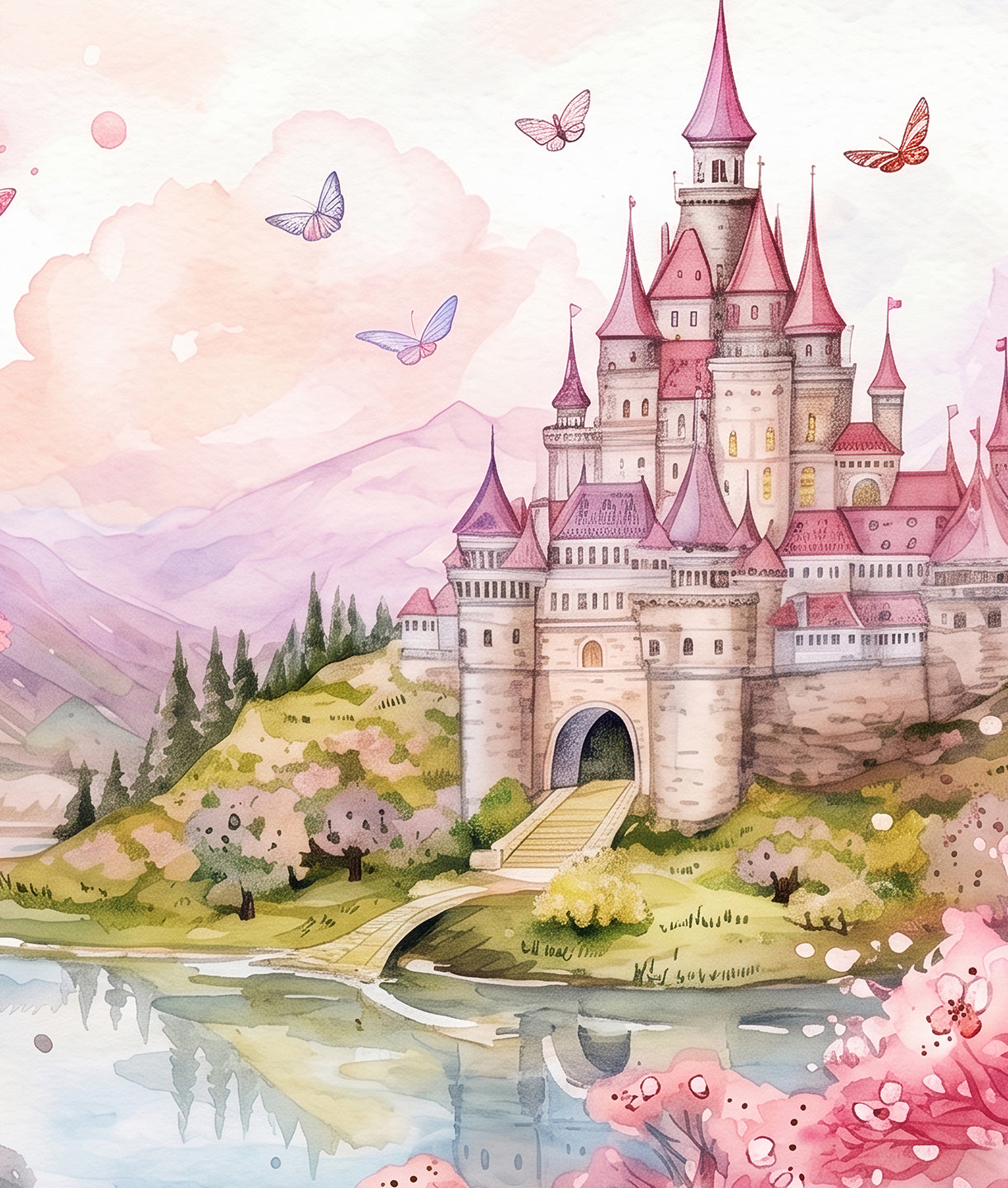 Cute Princess Castle - Pink