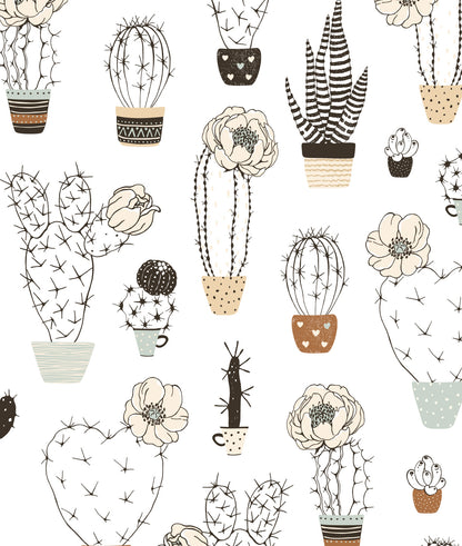 Cactus y Flores