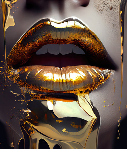 Golden Sexy Lips