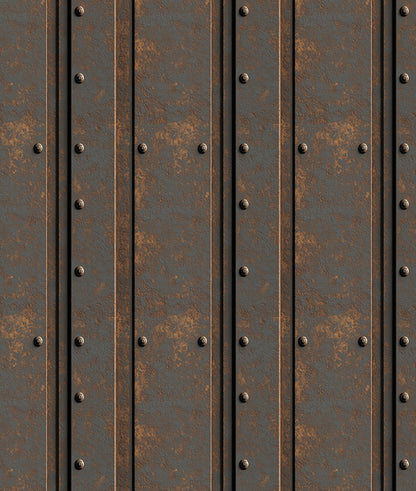 Placas Industriales Metal Oxidado Plain