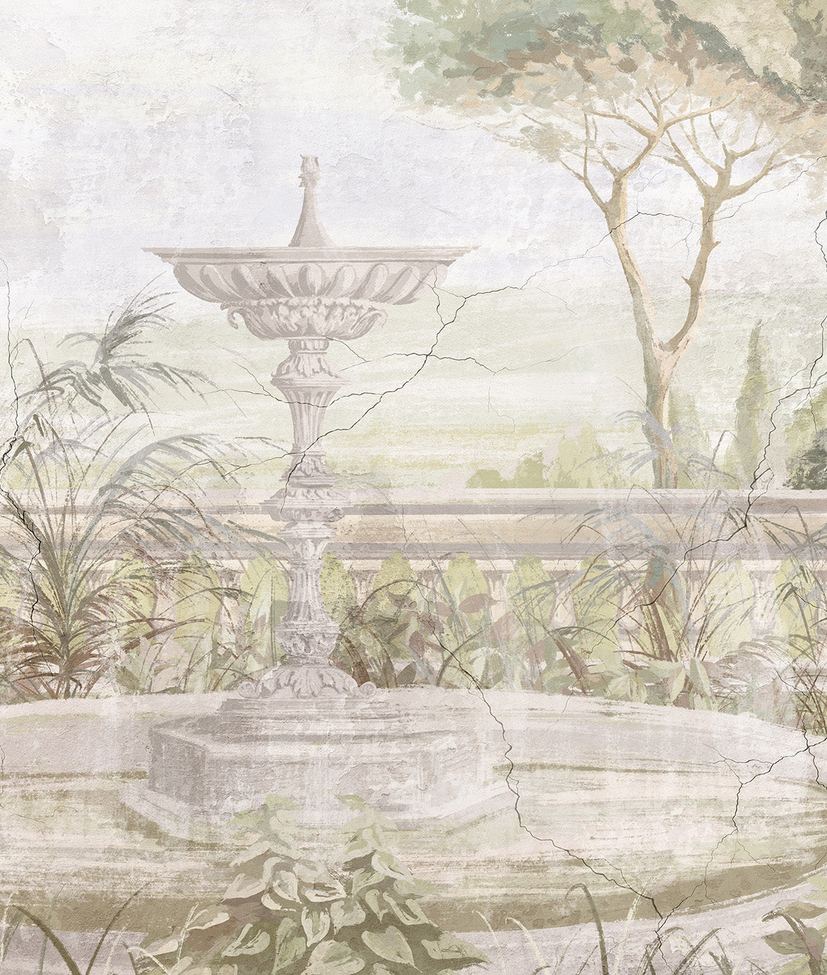 Italian Garden with Fountain