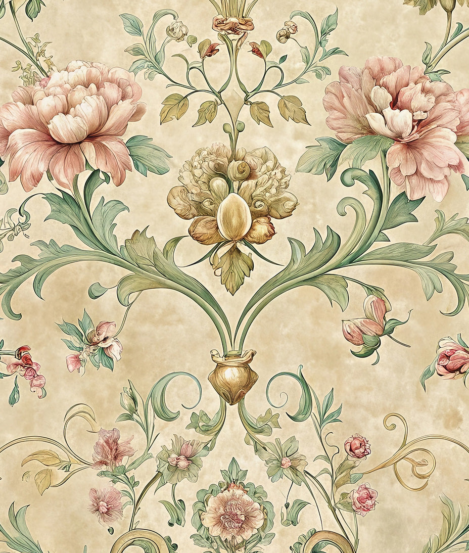Greca Floral Clásica