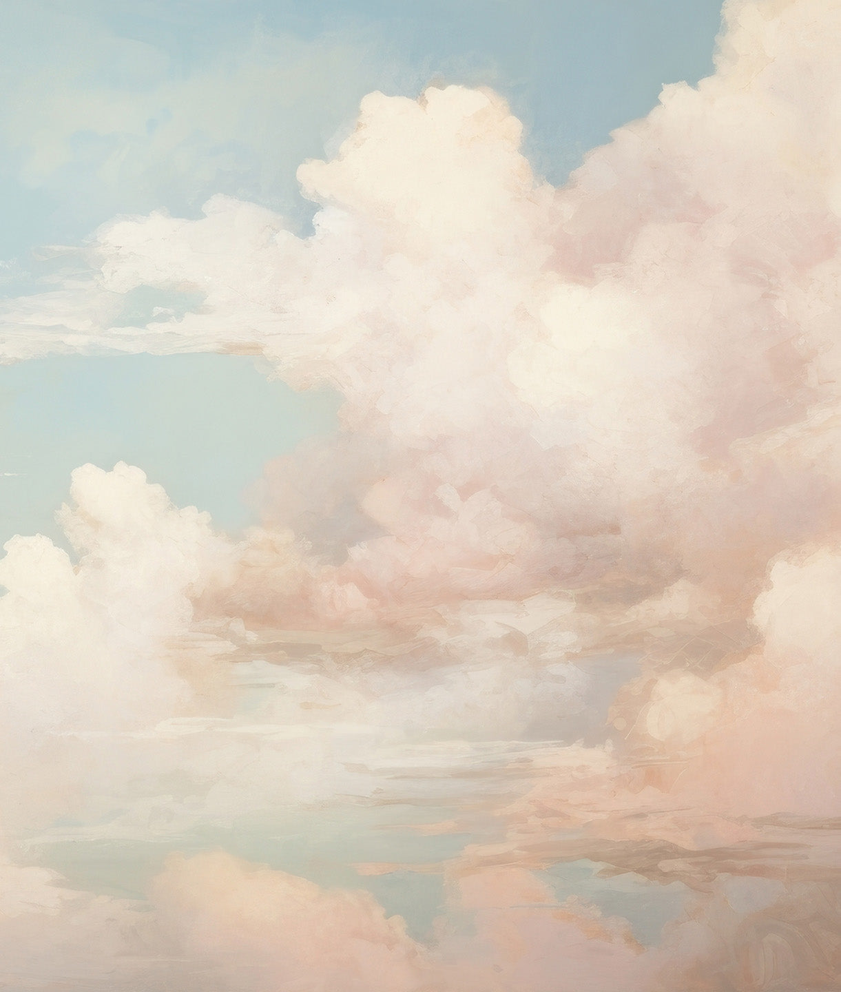 Pintura Cielo y Nubes Pastel