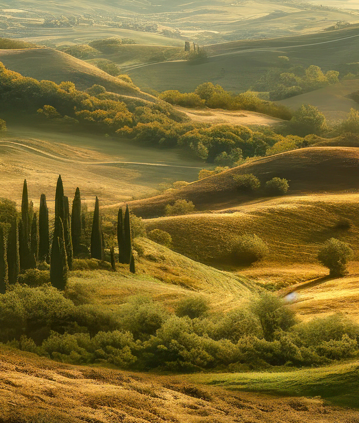 Ilustración Paisaje Campirano