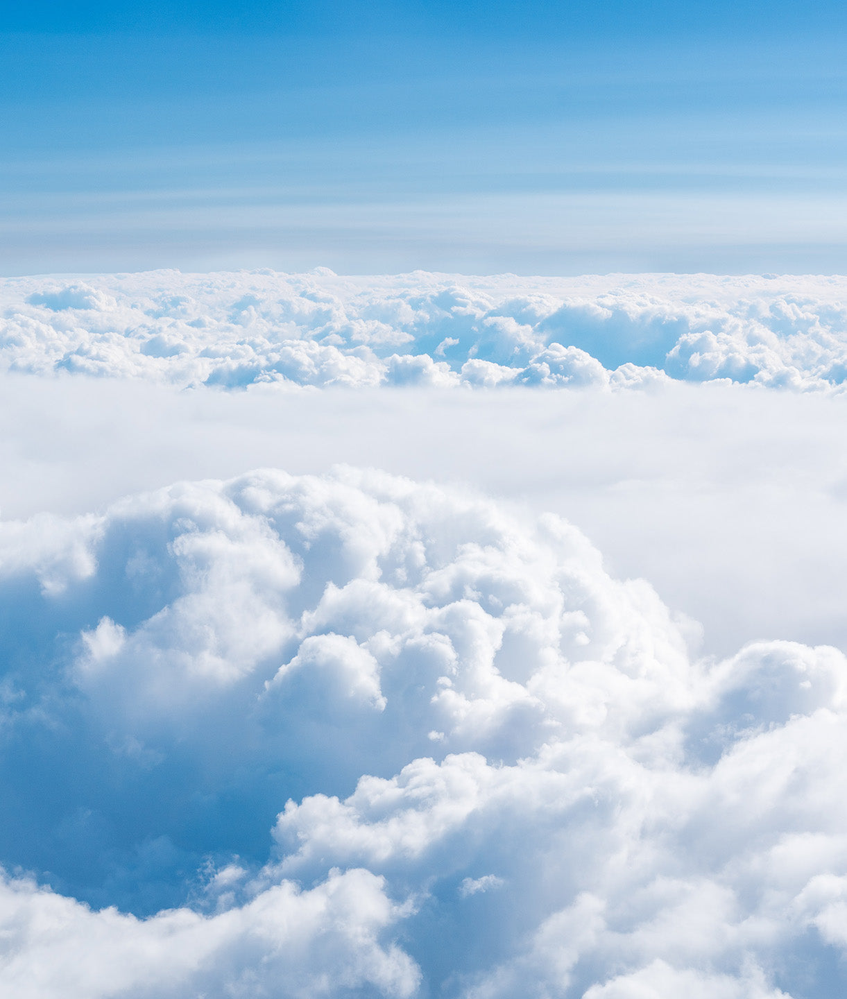 Vista sobre Nubes en el Cielo