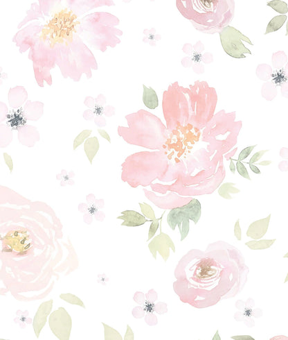 Watercolored Jumbo Flowers