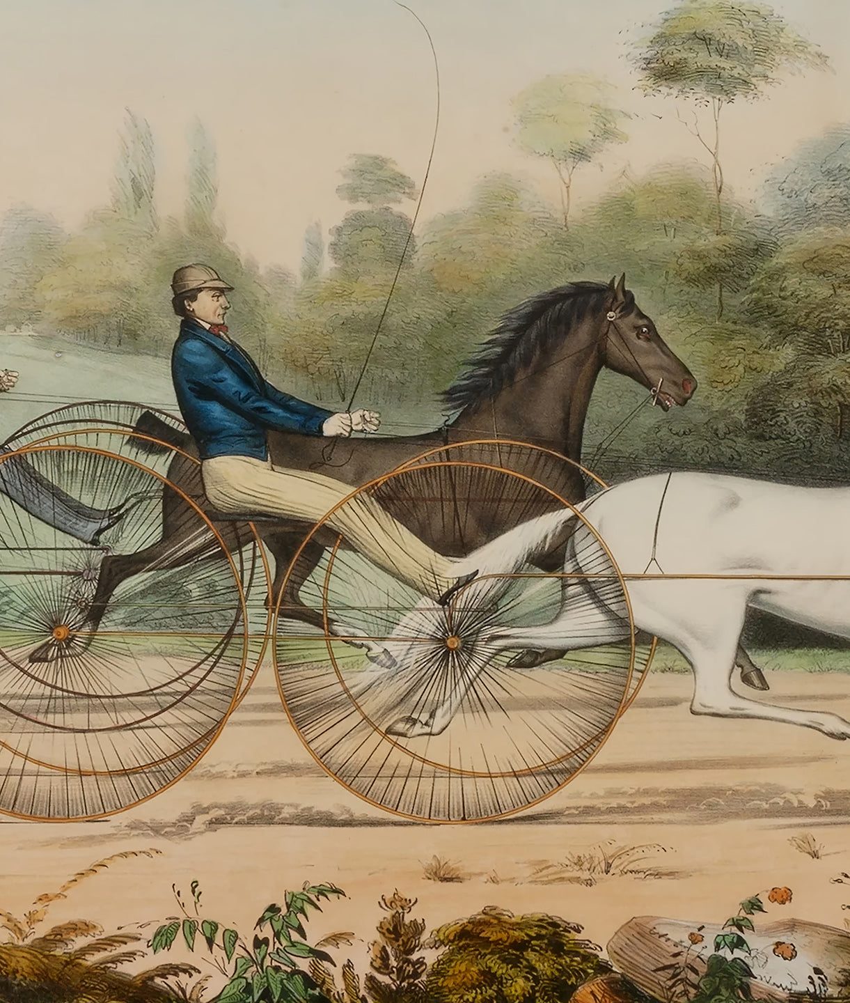 Vintage Horse Race