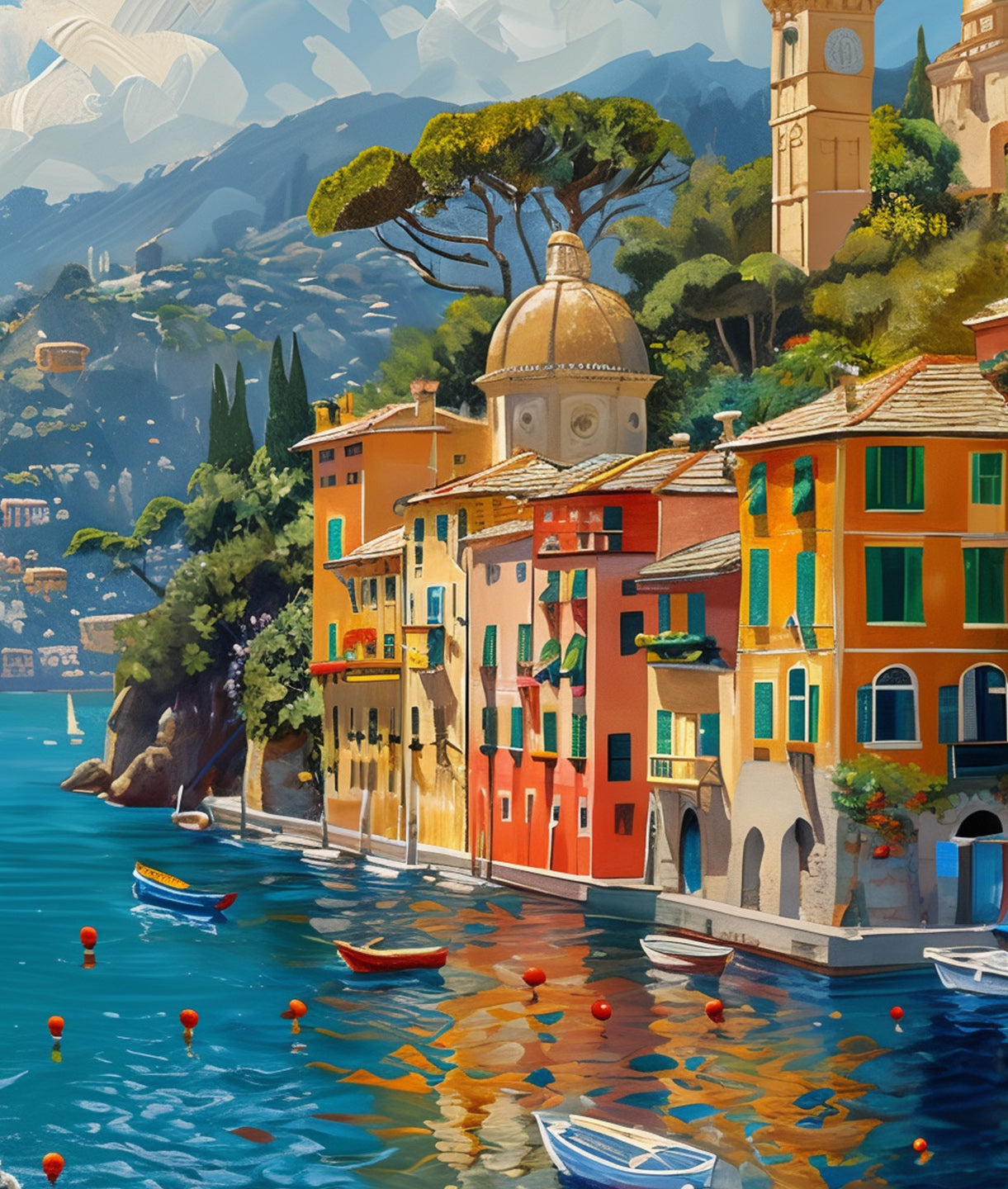 Paisaje Portofino Italia
