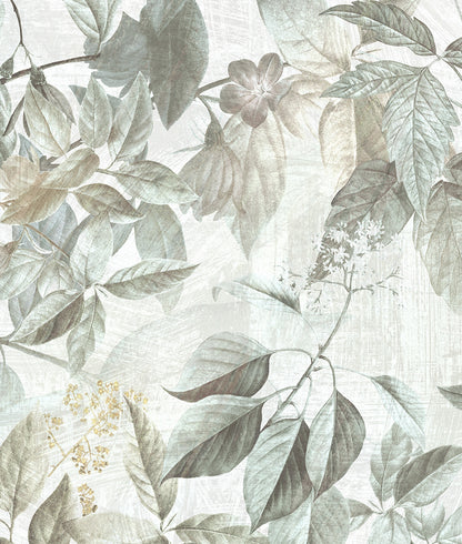 Patrón Floral Precioso Follaje