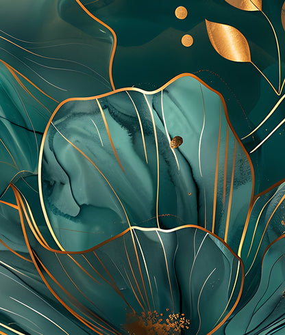 Dark Green Flowers