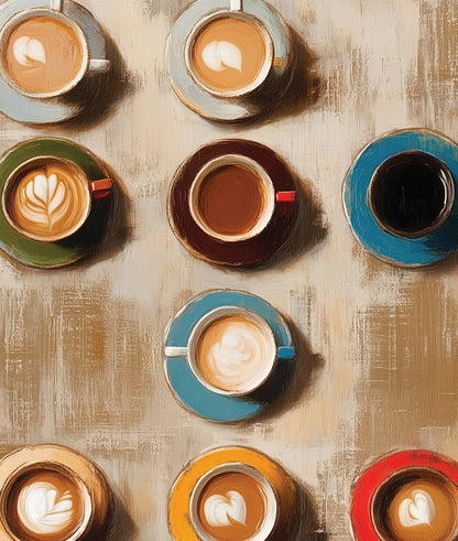 Tazas de Capuccino de Colores