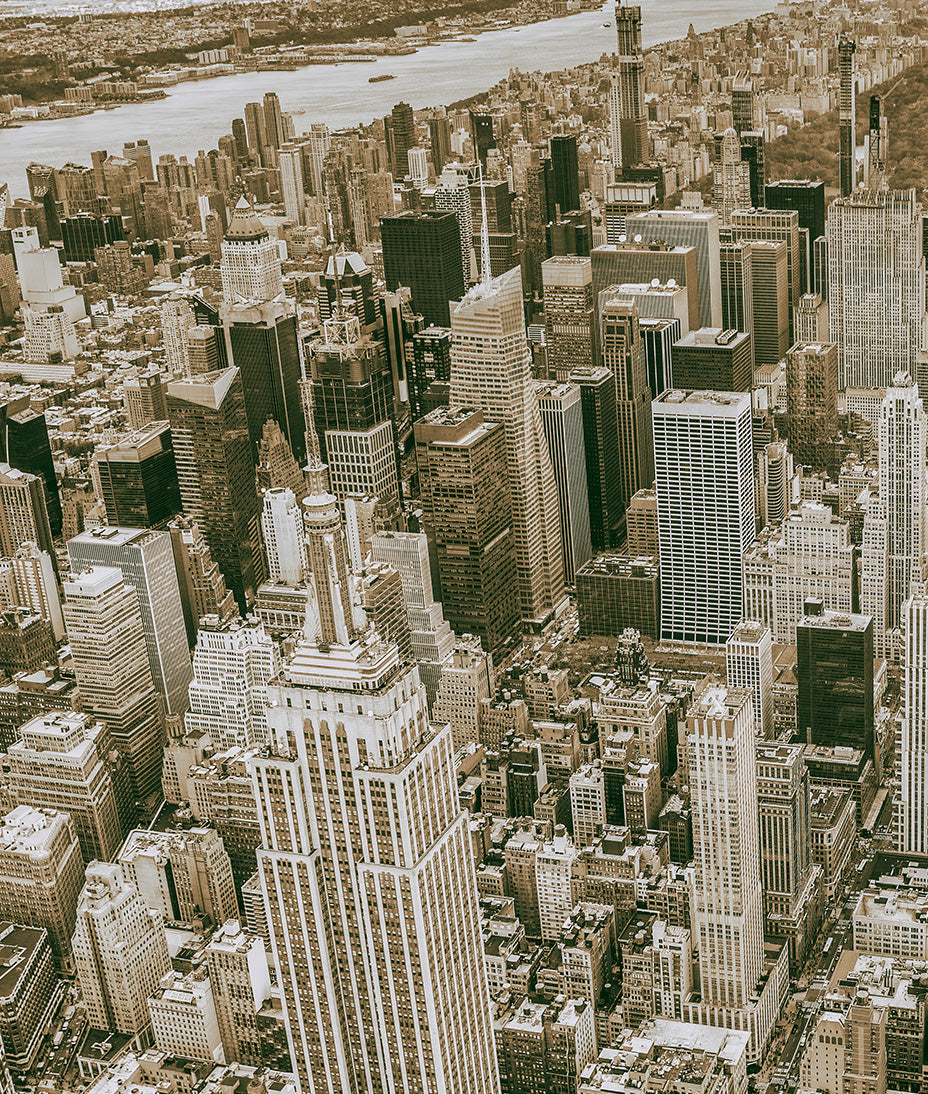 Retro Vintage New York Skyline